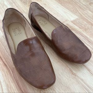 Naturalizer Emiline Loafer Flats Slip-On Camel Leather